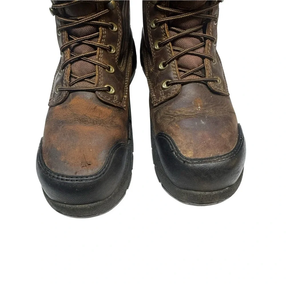 Red Wing King Toe ADC Boots Mens Size 9 Brown Leather Waterproof Safety Toe
